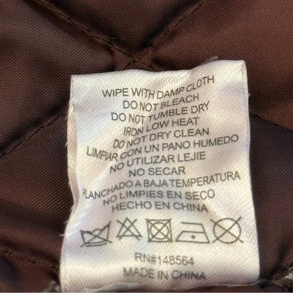 Azalea Wang Aurelia Faux Leather Moto Jacket XL Burgundy Faux Fur Collar NWT - Picture 3 of 16